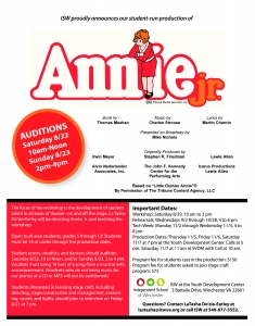 Annie Jr Auditions